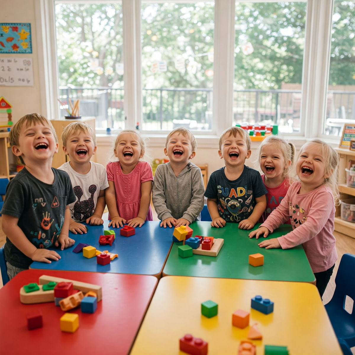 Uśmiechnięte dzieci